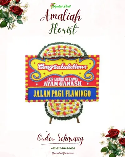 Bunga Papan Congratulation di Jambewangi